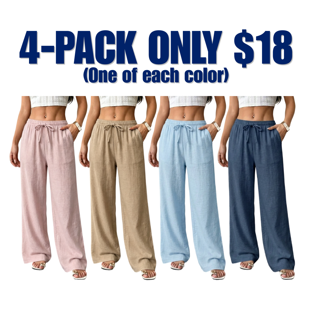 Casual waist-cinching pants