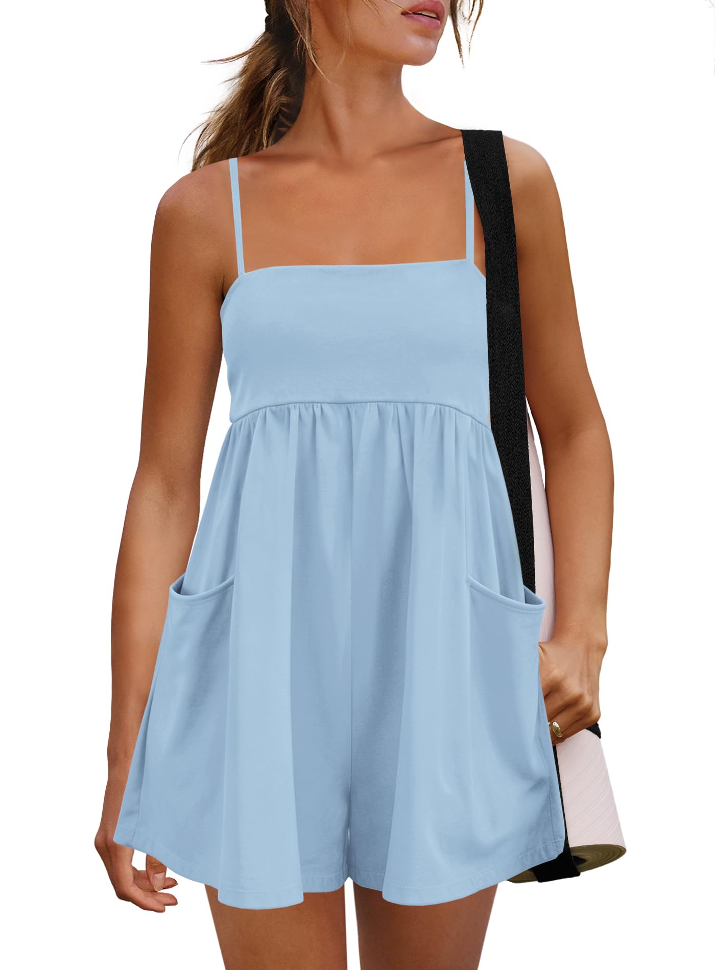 Women's Summer Cotton One Piece Jumpsuit