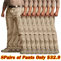 Khaki (8 Pants Together)