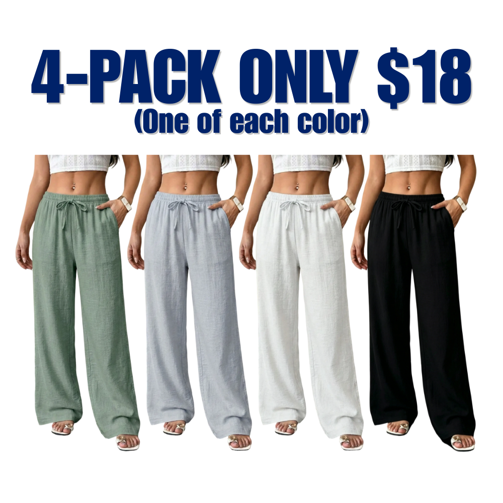 Casual waist-cinching pants