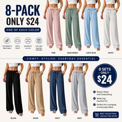Casual waist-cinching pants