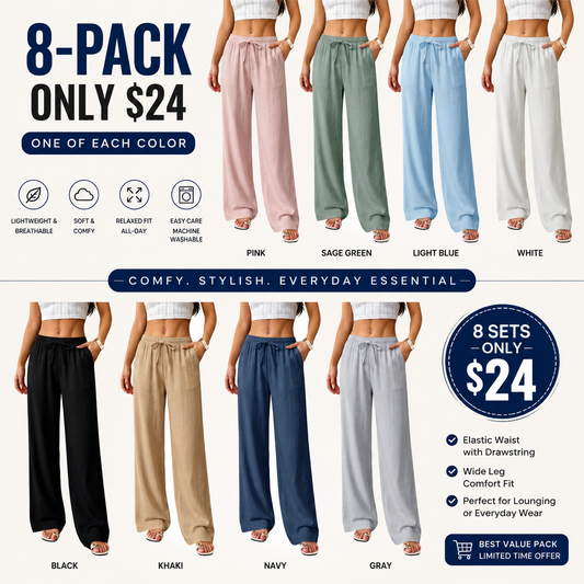 Casual waist-cinching pants