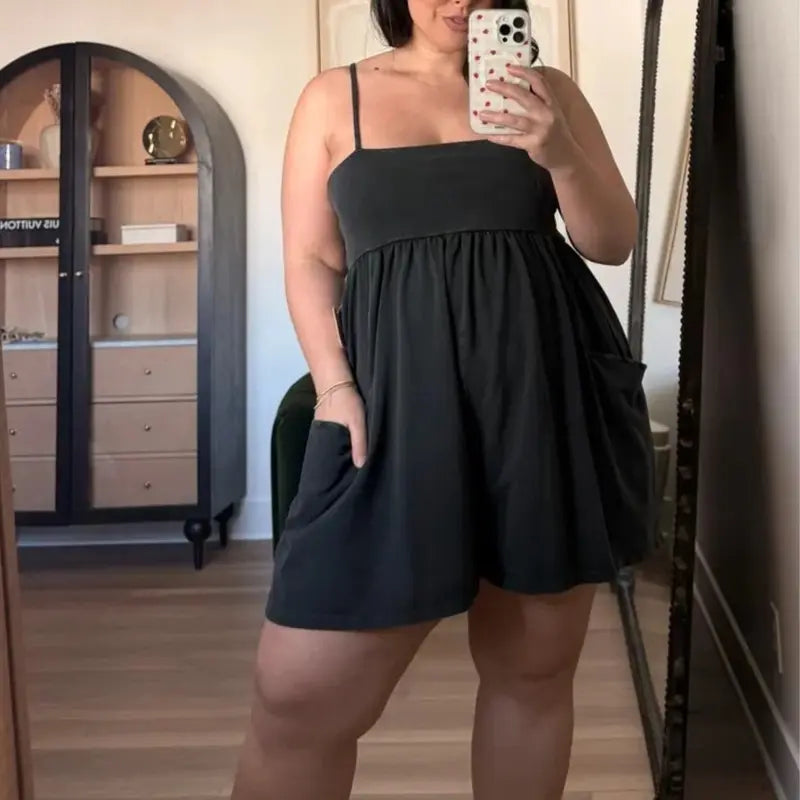 Women's Summer Cotton One Piece Jumpsuit