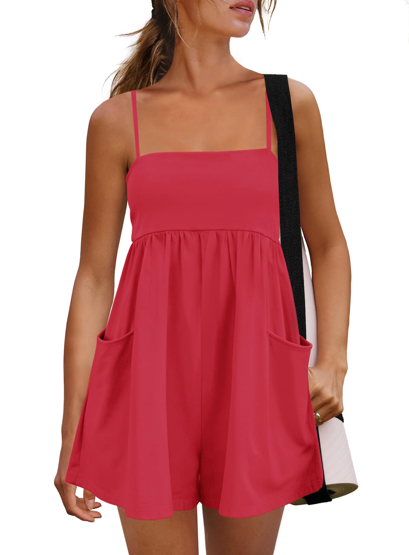 Women's Summer Cotton One Piece Jumpsuit